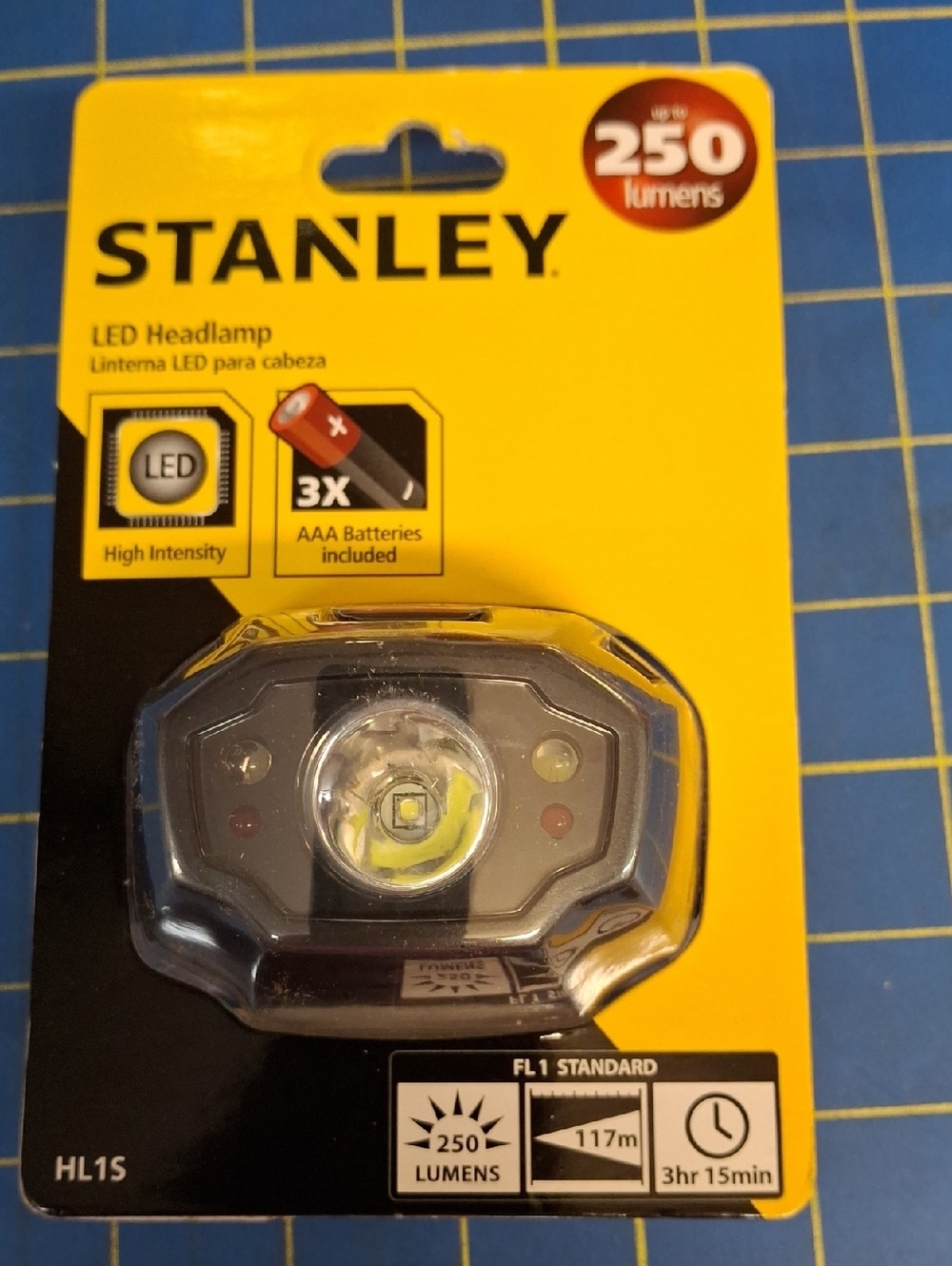 Stanley HL1S LED Headlamp 250 Lumens NWT